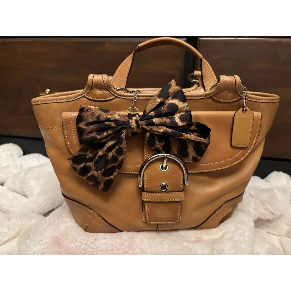 Excellent barely used Coach Vintage Soho Buckle Satchel – Tan Leather - Picture 9 of 12